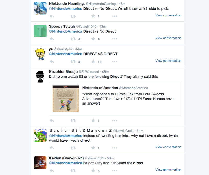 Illustration for article titled Fans Are Thirsty For A New Nintendo Direct